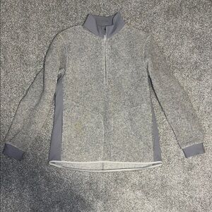 Lululemon Light Gray Fleece Jacket